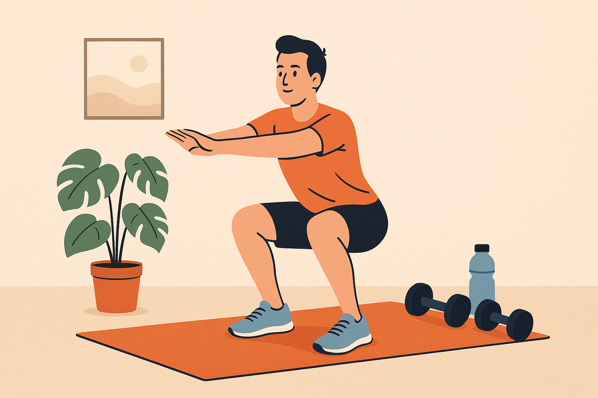 Evde Yeni Başlayanlar İçin 21 Günlük Egzersiz Programı