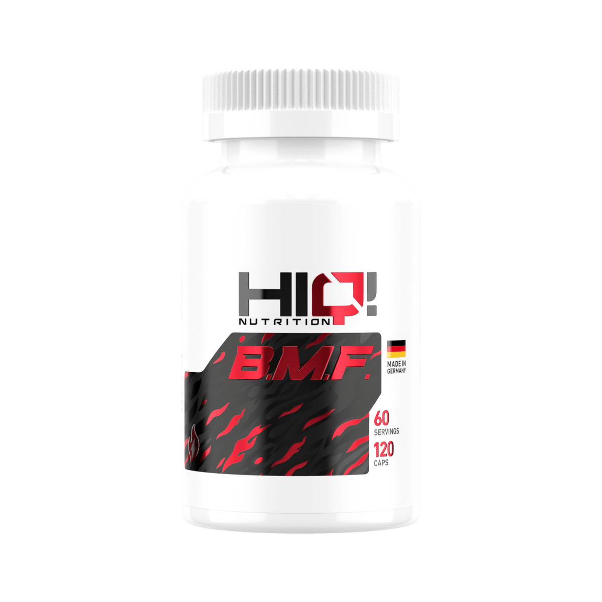 BMF Thermo Burner – termogenik formula ilə yağ yandırma, enerji və fokus artımı; kafein, yaşıl çay və bitki ekstraktlı performans.