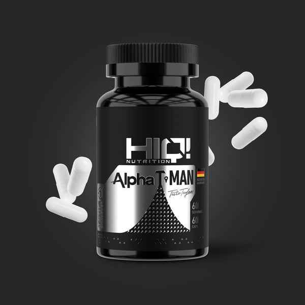 HIQ Alpha T-Man – Tribulus, Maca, Jinseng və vitamin-minerallarla testosteron, enerji və kişi sağlamlığı dəstəyi.