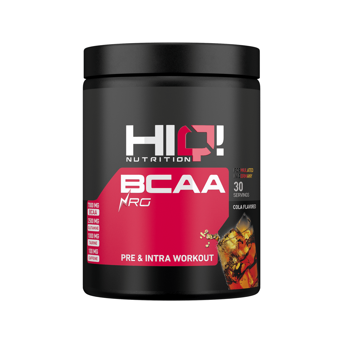 HIQ BCAA NRG – BCAA və qlutaminlə əzələ qorunması, taurin və kafeinlə enerji; intensiv məşqdə performans və əzələ inkişafı dəstəyi.