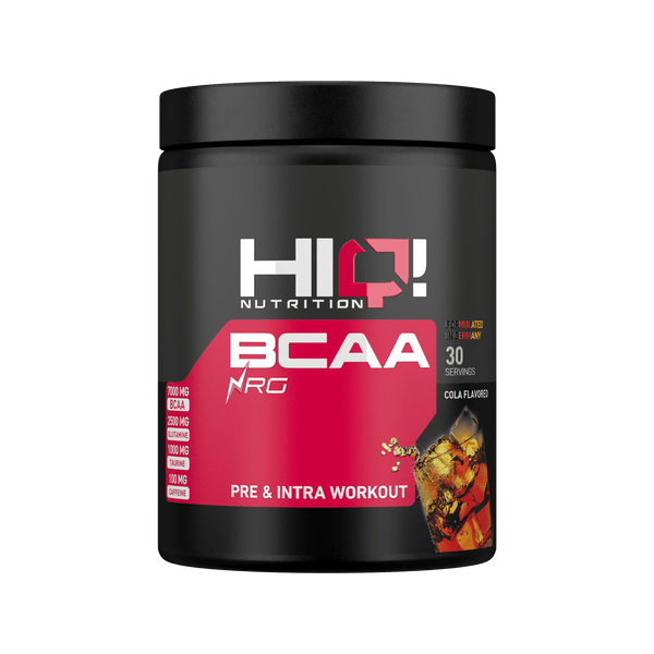HIQ BCAA NRG – BCAA və qlutaminlə əzələ qorunması, taurin və kafeinlə enerji; intensiv məşqdə performans və əzələ inkişafı dəstəyi.