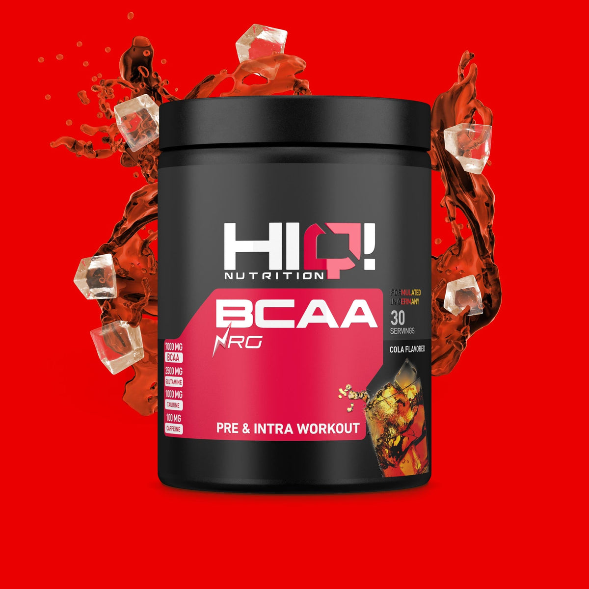 HIQ BCAA NRG – BCAA və qlutaminlə əzələ qorunması, taurin və kafeinlə enerji; intensiv məşqdə performans və əzələ inkişafı dəstəyi.