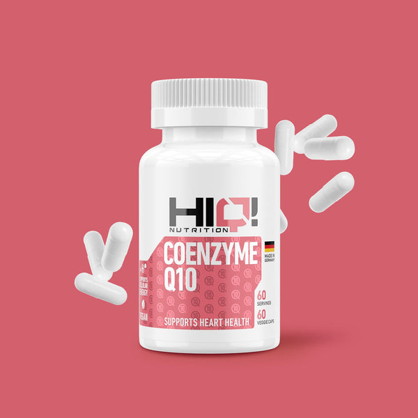 HIQ Coenzyme Q10 – ürək sağlamlığı və enerji dəstəyi, sürətli sorulma ilə performans artımı; idmançılar və aktiv həyat üçün ideal.