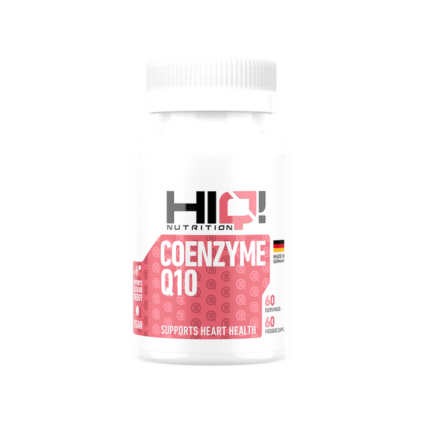 HIQ Coenzyme Q10 – ürək sağlamlığı və enerji dəstəyi, sürətli sorulma ilə performans artımı; idmançılar və aktiv həyat üçün ideal.