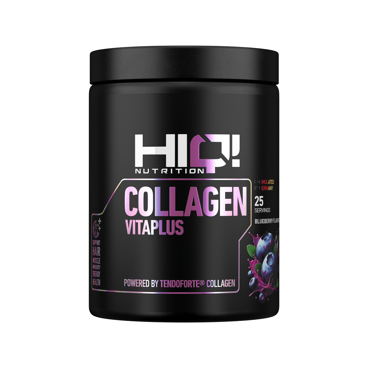 HIQ Collagen Vitaplus – 9q Tendoforte® kollagen və multivitaminlə oynaqlar, bağlar, saç, dırnaq, immunitet və enerji dəstəyi.