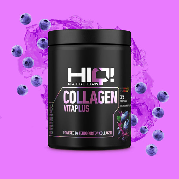 HIQ Collagen Vitaplus – 9q Tendoforte® kollagen və multivitaminlə oynaqlar, bağlar, saç, dırnaq, immunitet və enerji dəstəyi.