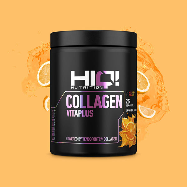HIQ Collagen Vitaplus – 9q Tendoforte® kollagen və multivitaminlə oynaqlar, bağlar, saç, dırnaq, immunitet və enerji dəstəyi.