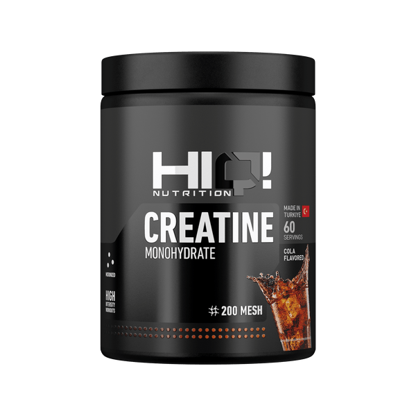 HIQ Creatine – 200 Mesh mikronizə kreatin ilə sürətli sorulma, enerji artımı və əzələ performansı dəstəyi.