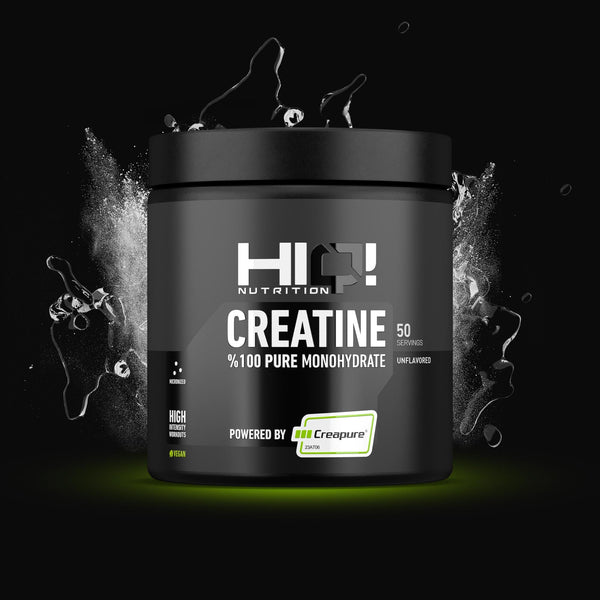 HIQ Creatine – Alman istehsalı %100 saf Creapure® ilə performans, fosforilkreatin artımı və əzələ bərpası dəstəyi.