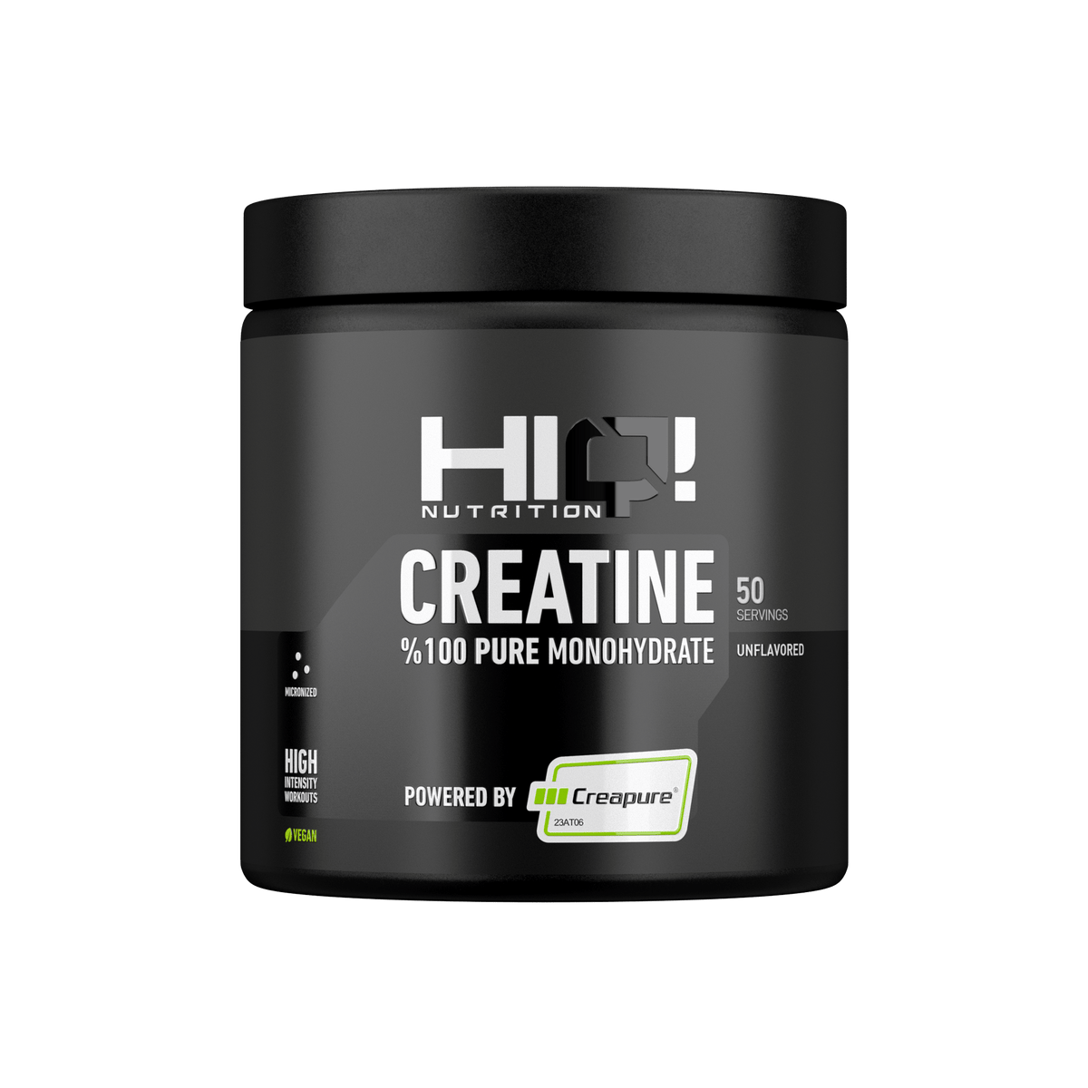 HIQ Creatine – Alman istehsalı %100 saf Creapure® ilə performans, fosforilkreatin artımı və əzələ bərpası dəstəyi.