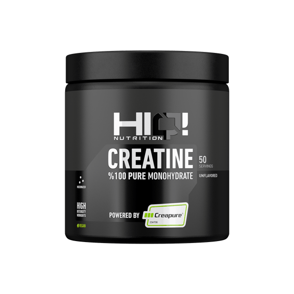 HIQ Creatine – Alman istehsalı %100 saf Creapure® ilə performans, fosforilkreatin artımı və əzələ bərpası dəstəyi.