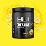 HIQ Creatine Lemon – 200 Mesh mikronizə kreatin ilə sürətli sorulma, enerji artımı və əzələ performansı dəstəyi.