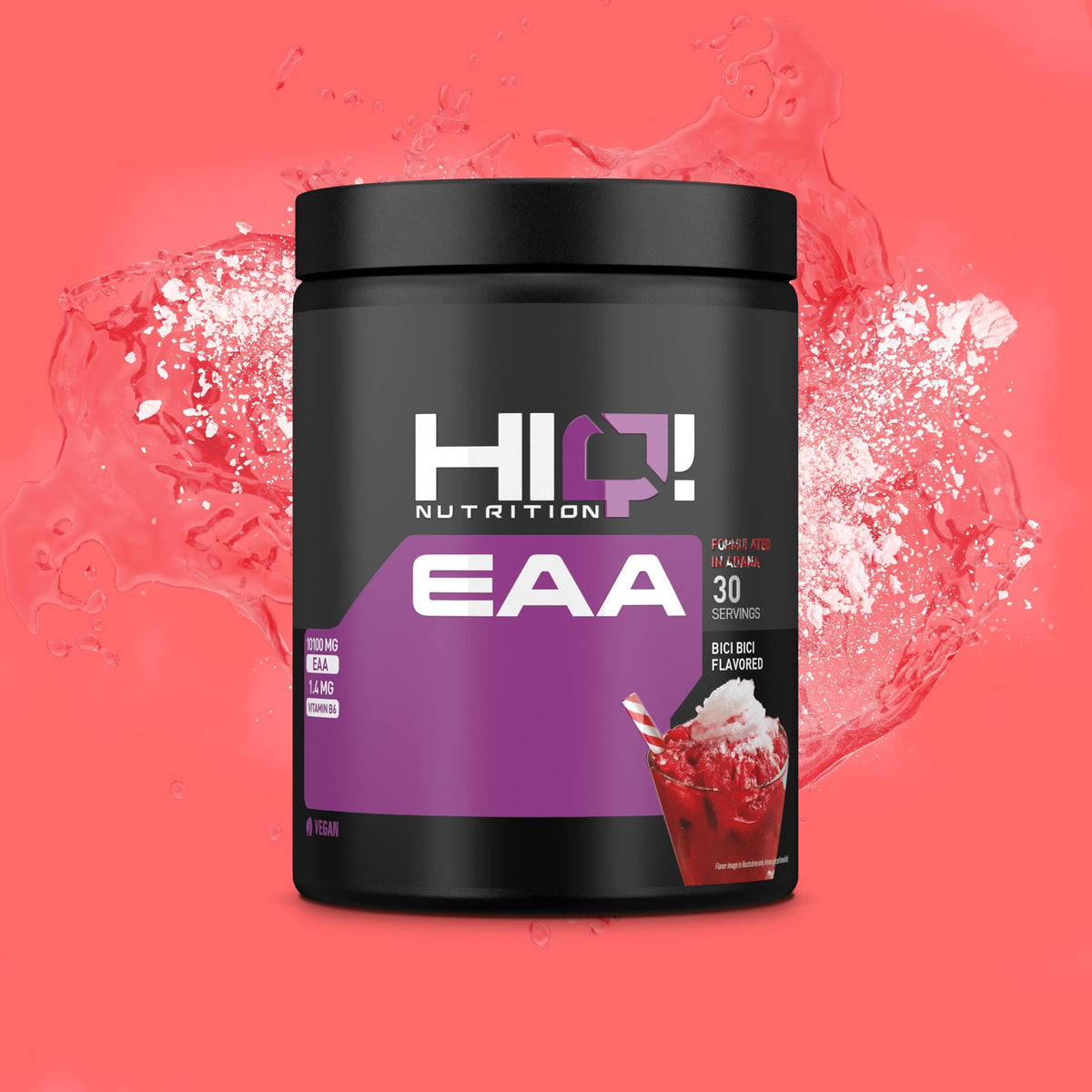 HIQ EAA Clear – 8 əsas amin turşusu və B6 ilə əzələ bərpası, inkişaf, performans, toparlanma və protein metabolizması dəstəyi.
