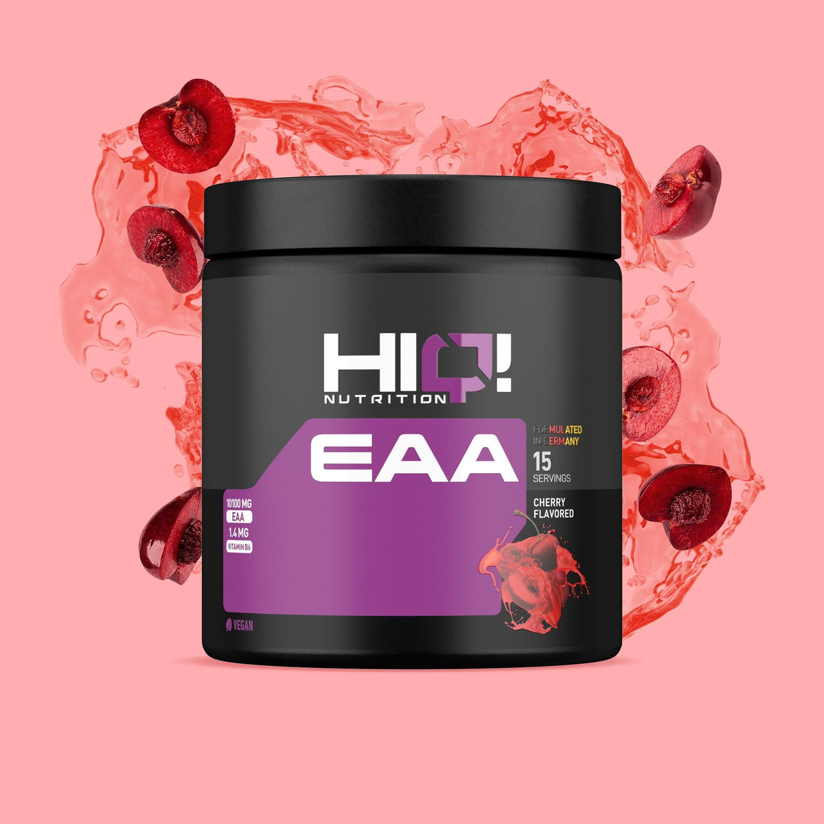 HIQ EAA Clear – 8 əsas amin turşusu və B6 vitamini ilə əzələ bərpası, inkişafı və sürətli sağalma dəstəyi.