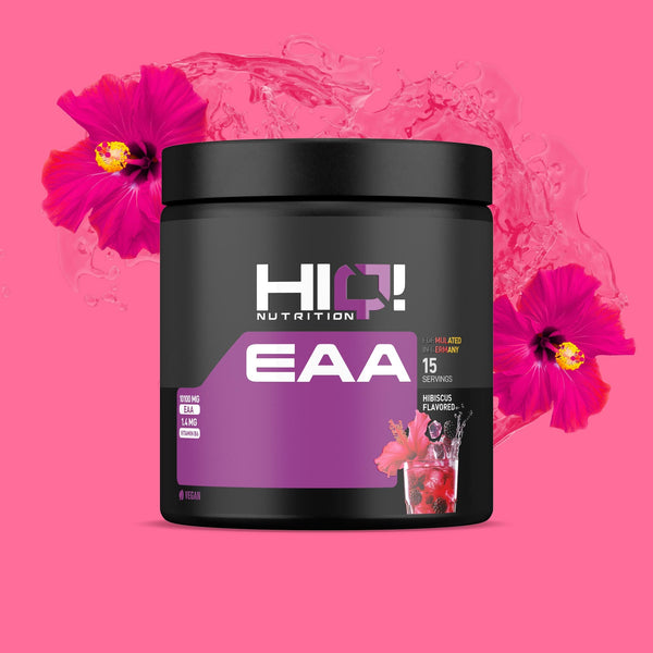 HIQ EAA Clear – 8 əsas amin turşusu və B6 vitamini ilə əzələ bərpası, inkişafı və sürətli sağalma dəstəyi.