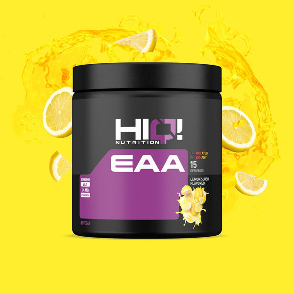 HIQ EAA Clear – 8 əsas amin turşusu və B6 vitamini ilə əzələ bərpası, inkişafı və sürətli sağalma dəstəyi.