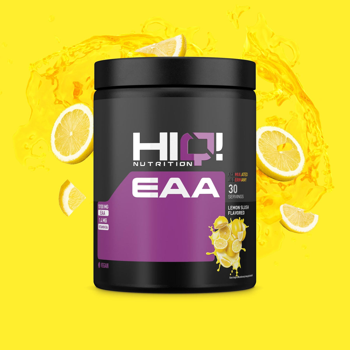 HIQ EAA Clear – 8 əsas amin turşusu və B6 ilə əzələ bərpası, inkişaf, performans, toparlanma və protein metabolizması dəstəyi.