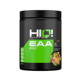 HIQ EAA NRG – 9 əsas amin turşusu, taurin, kafein, B6 ilə enerji, əzələ bərpası, inkişaf və sürətli toparlanma dəstəyi.