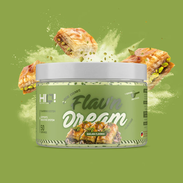 HIQ Flav’n Dream – yalnız 8 kalori; inulinlə həzm dəstəyi, istiliyədavamlı aroma ilə diyet yemək və içkilər üçün ideal.