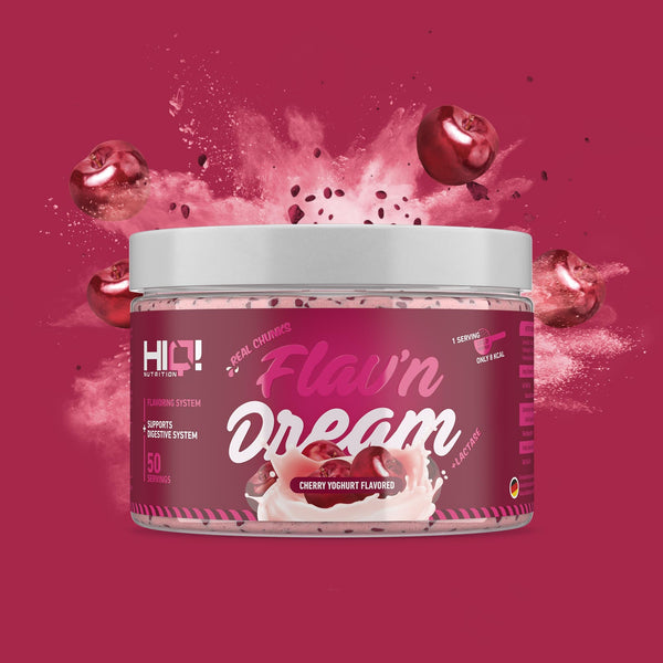 HIQ Flav’n Dream – yalnız 8 kalori; inulinlə həzm dəstəyi, istiliyədavamlı aroma ilə diyet yemək və içkilər üçün ideal.