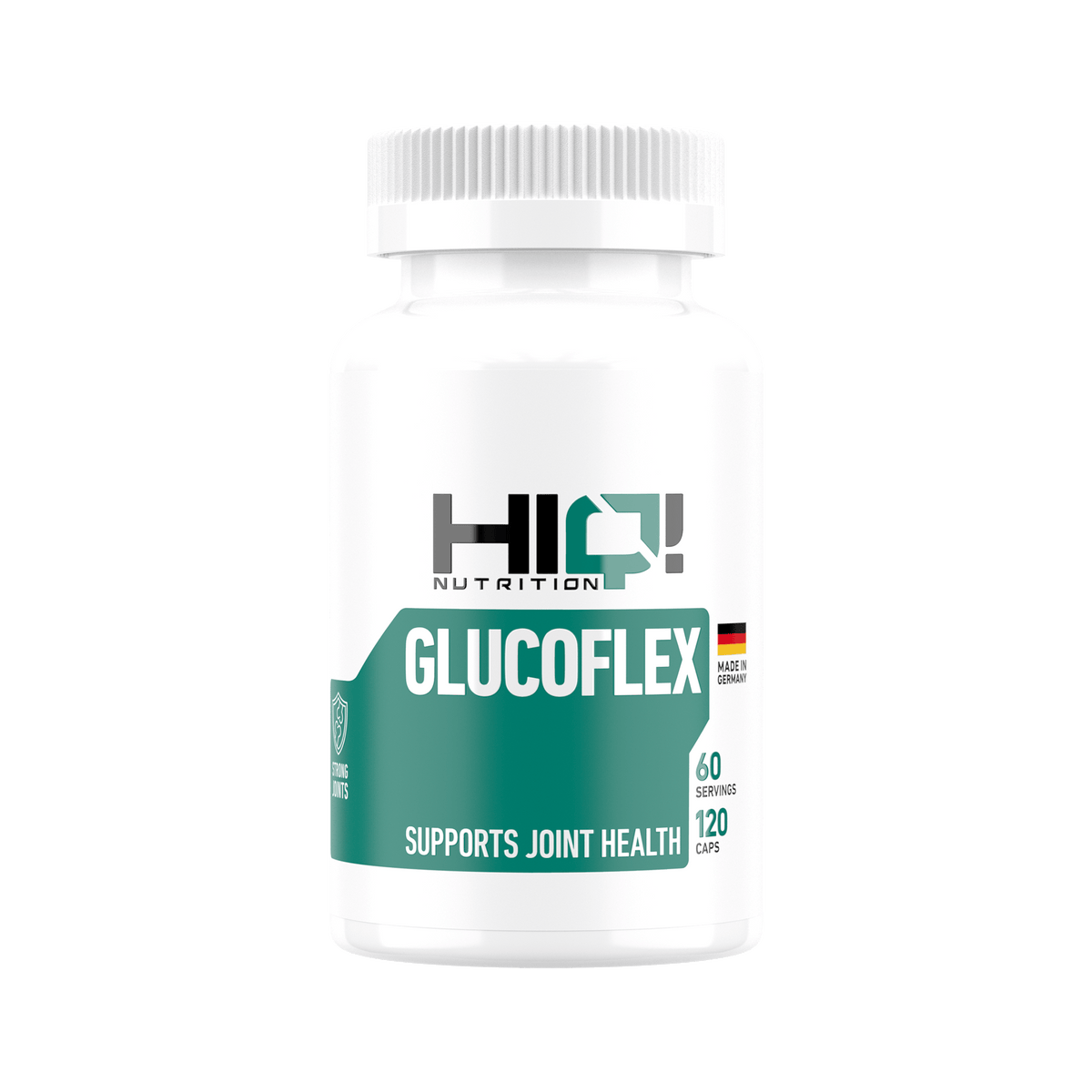 HIQ Glucoflex – qlükozamin, xondroitin, MSM, kollagen və D3 ilə oynaq, sümük, qığırdaq sağlamlığı, elastiklik və hərəkətlilik dəstəyi.