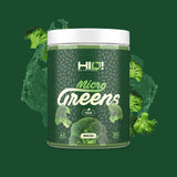 HIQ Greens Brokoli – hər porsiyada 7q %100 brokoli tozu ilə gündəlik mikro qida ehtiyacı; səhər yeməyi, smuzi və yeməklərə asan əlavə.