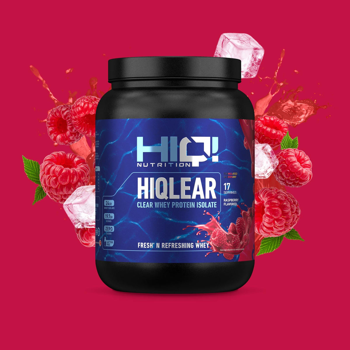 HIQ HIQLEAR – yağsız, şəkərsiz, laktozsuz; meyvə şirəsi dadında protein, əzələ inkişafı və məşq sonrası bərpa üçün ideal.