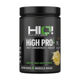 HIQ High Pro+ – WPC80, WPI90, L-Glutamin, Digezyme® və B6 ilə əzələ inkişafı, protein metabolizması dəstəyi; şəkərsiz protein.