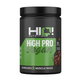 HIQ High Pro+ Vegan – 22.7q noxud proteini, qlutamin, Digezyme® və B6 ilə əzələ inkişafı, həzm dəstəyi, vegan uyğunluğu.