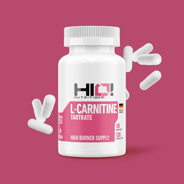 HIQ L-Carnitine Tartrate – 750mq Carnipure™ ilə yağ yandırma, enerji istehsalı, performans və dözümlülük dəstəyi.