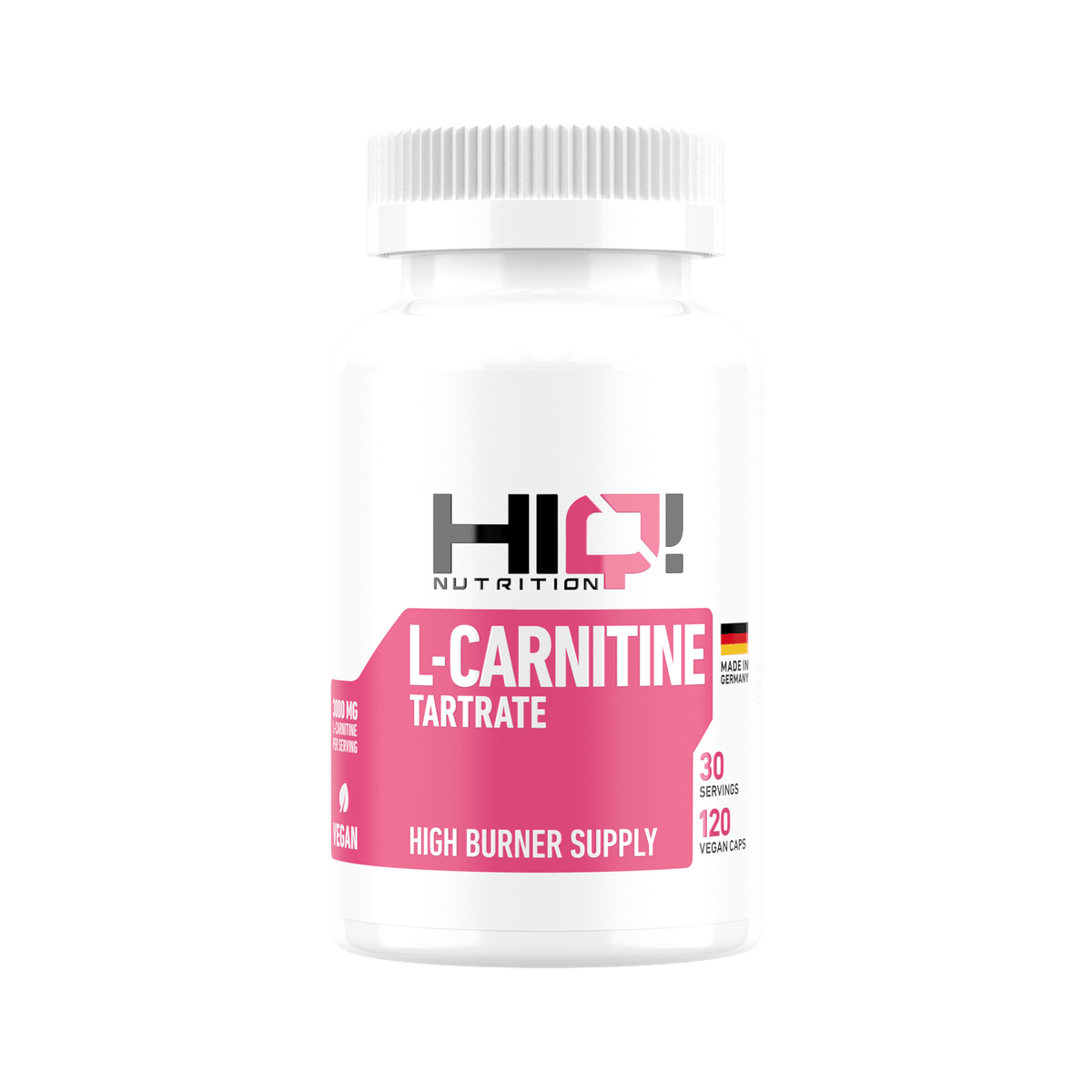 HIQ L-Carnitine Tartrate – 750mq Carnipure™ ilə yağ yandırma, enerji istehsalı, performans və dözümlülük dəstəyi.