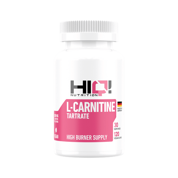 HIQ L-Carnitine Tartrate – 750mq Carnipure™ ilə yağ yandırma, enerji istehsalı, performans və dözümlülük dəstəyi.
