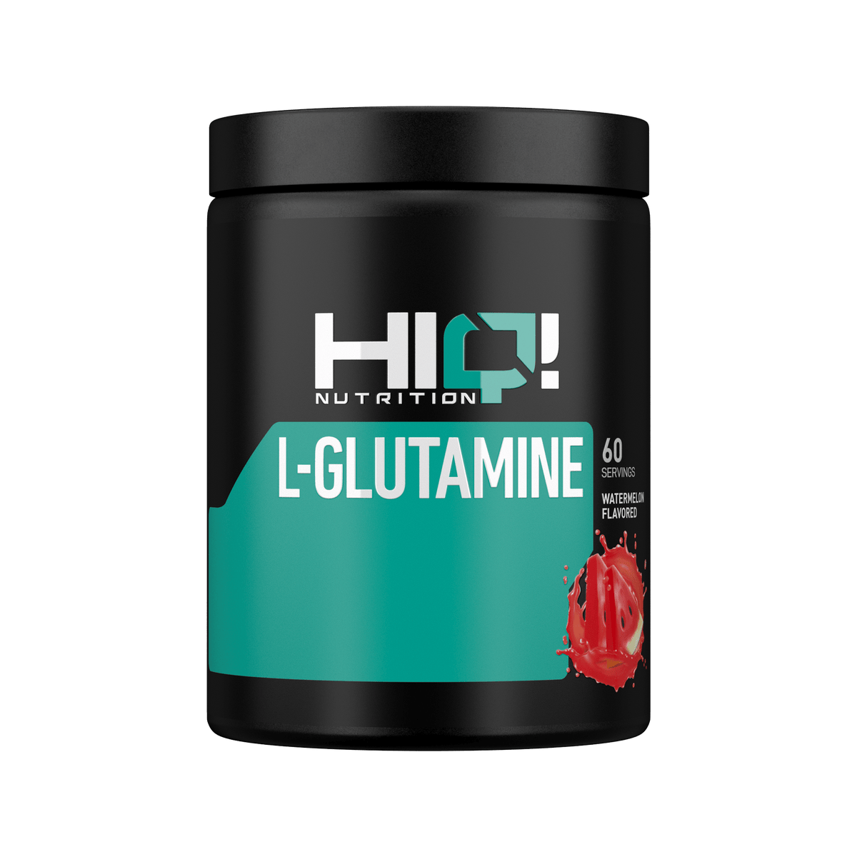 HIQ L-Glutamin Watermelon – qlutamin ehtiyatını yeniləyir, əzələ bərpası, bağırsaq və immunitet dəstəyi; dadlı qarpız aromalı.