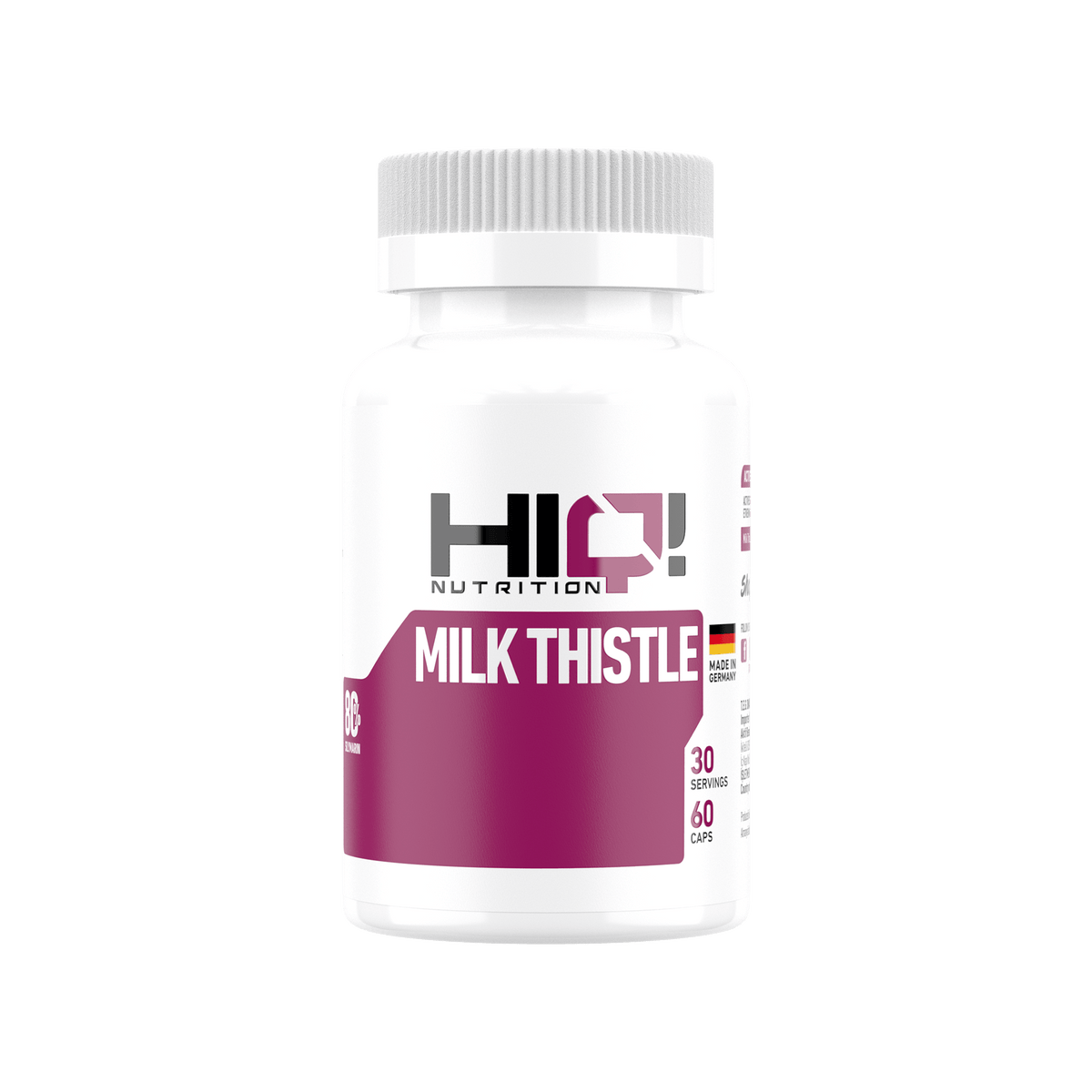 HIQ Milk Thistle – %80 silimarinlə qaraciyər qorunması, detoks dəstəyi və antioksidant təsirlə sərbəst radikallara qarşı müdafiə.