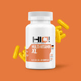 HIQ Multi-Vitamin XL – 13 əsas vitaminlə immunitet, sümük, enerji və sinir sistemi dəstəyi, gündəlik ehtiyac bir kapsulda.