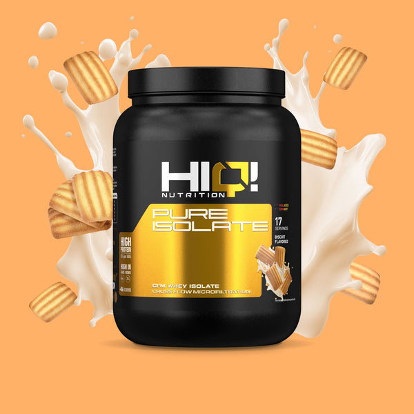 HIQ Pure Isolate – az karbohidrat-yağlı CFM İzolyat Whey, sürətli sorulma, yüksək BCAA ilə yağsız əzələ artımı, aspartamsız.