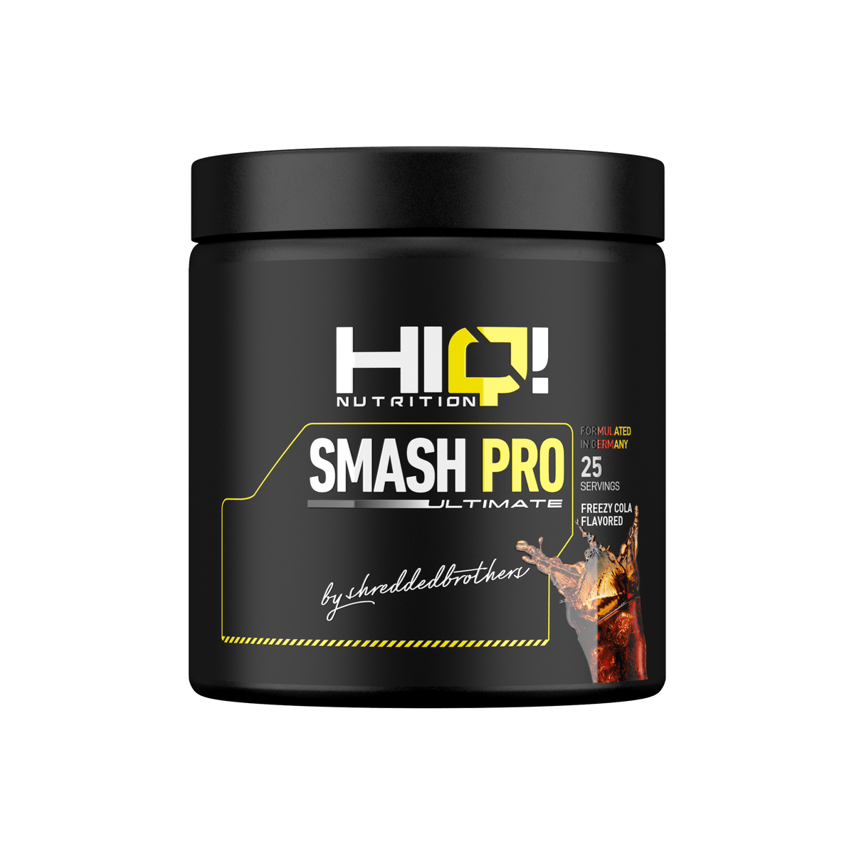 HIQ Smash Pro – beta-alanin, arjinin AKG, L-sitrülin, B6 ilə enerji, yorğunluq azalması, qan axını və intensiv məşq performansı.