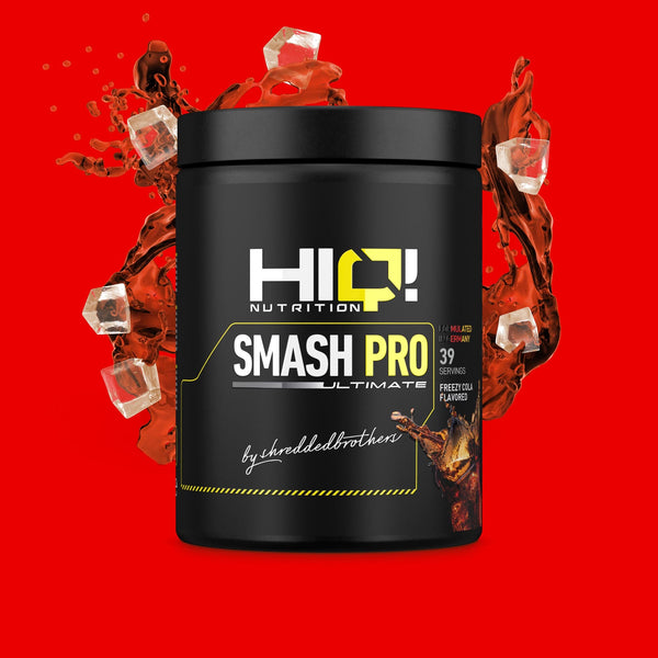 HIQ Smash Pro – beta-alanin, arjinin AKG, L-sitrülin, taurin, B6 ilə enerji, yorğunluq azalması, qan axını və performans artımı.