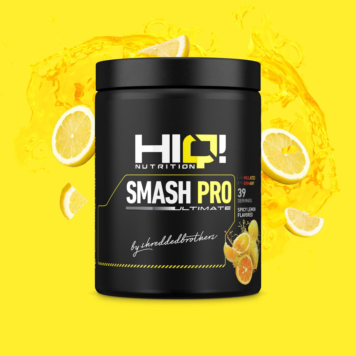 HIQ Smash Pro – beta-alanin, arjinin AKG, L-sitrülin, taurin, B6 ilə enerji, yorğunluq azalması, qan axını və performans artımı.