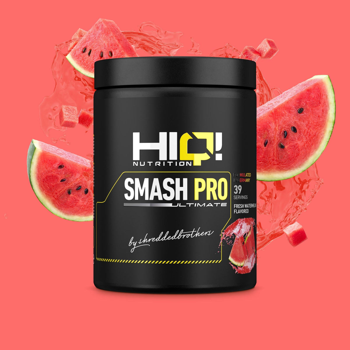HIQ Smash Pro – beta-alanin, arjinin AKG, L-sitrülin, taurin, B6 ilə enerji, yorğunluq azalması, qan axını və performans artımı.