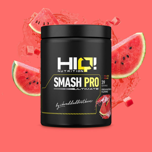HIQ Smash Pro – beta-alanin, arjinin AKG, L-sitrülin, taurin, B6 ilə enerji, yorğunluq azalması, qan axını və performans artımı.